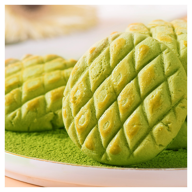 黄老五果心曲奇165g 芒果抹茶味 爆浆果心饼干零食烘焙甜品