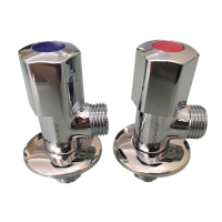 九牧(JOMOO)角阀铜体加厚冷热水器马桶三角阀止水门开关家用7405544055 44055热水角阀 正品带防伪码