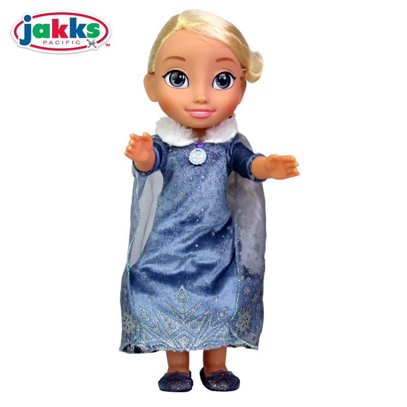 jakks 迪斯尼女孩玩具 冰雪奇缘艾莎公主唱歌娃娃46818