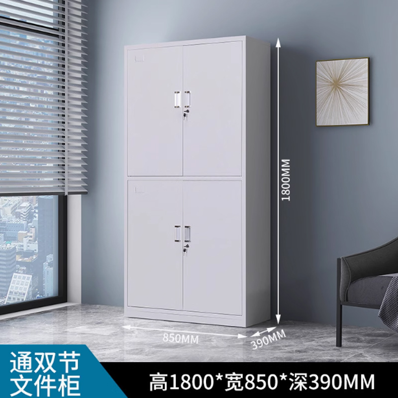 帝德龙文件柜资料档案柜通双节 850*390*1800mm高清大图