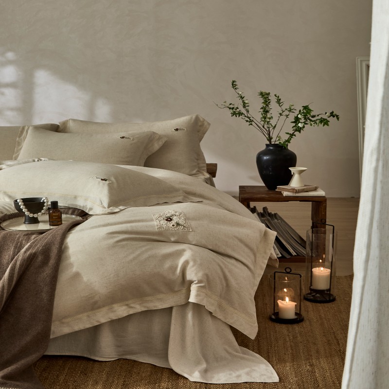 汉司家纺 HANSI-73 竹麻四件套 220*240cm (计价单位:套)高清大图