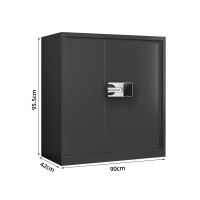 臻远 ZY5062411 单节智能密码锁带斗保密柜 90*42*95.5cm (单位:台)黑色