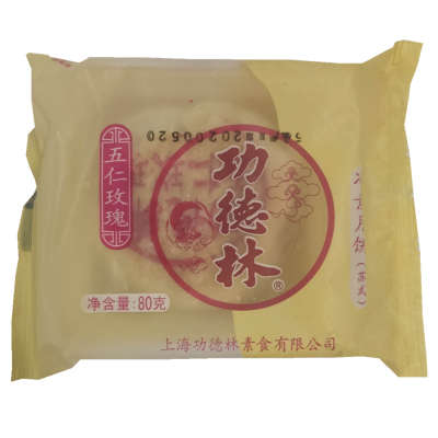 功德林五仁玫瑰月饼80g