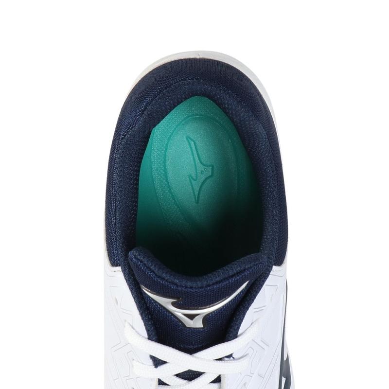 美津浓(Mizuno)男棒球鞋轻量宽楦透气防刺耐磨强抓地力稳固支撑户高清大图