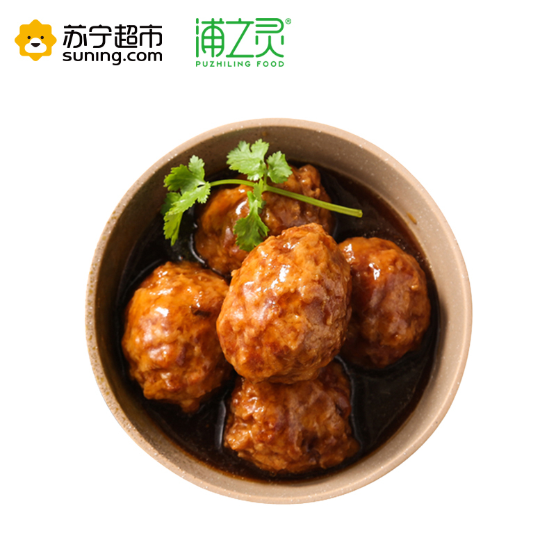 浦之灵 红烧狮子头 400g 方便菜 6个装 加热即食