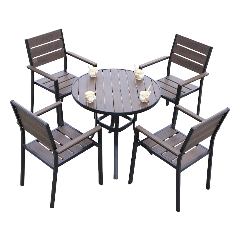 蕃蒂户外桌椅80cm圆桌套高清大图