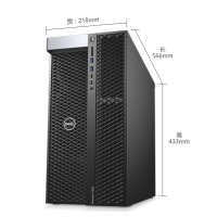 戴尔(DELL)T7920图形工作站 定制 2颗至强5218R 2*32G内存 1*512G SSD 1*2T 1*RTX2080TI 11G 显卡