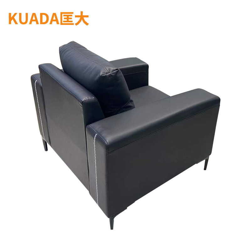 匡大 办公沙发 皮艺沙发 办公室接待沙发 西皮 单人位 KDT655高清大图