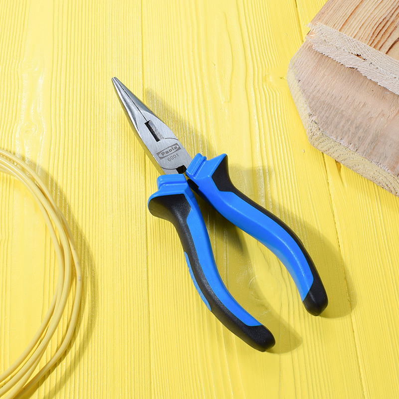 保拉(paola)德式尖嘴钳6寸 (165mm) 尖头钳 尖口钳 双色柄尖嘴钳 加持