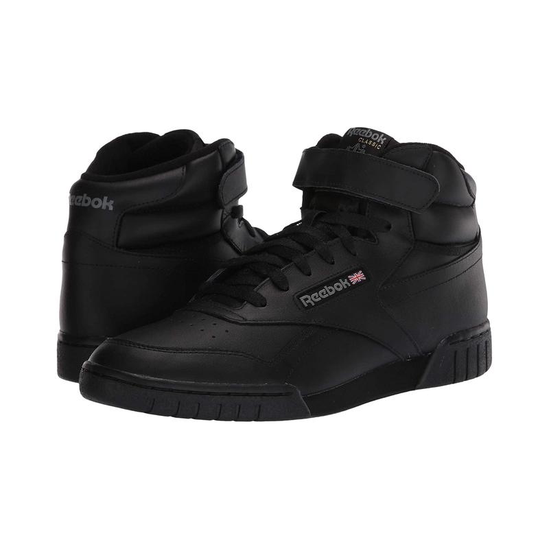 锐步(REEBOK)男士板鞋 Ex-O Fit Hi 防滑耐磨舒适简约百搭高帮运动板鞋