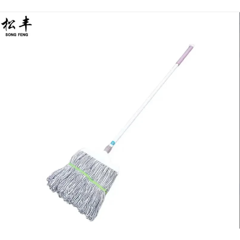 松丰(SONG FENG)不锈钢加长棉线不掉毛拖把墩布干湿两用大号拖布棉拖拖把162cm把
