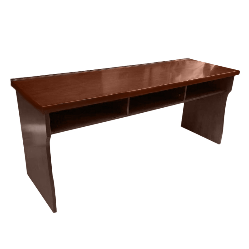 先围 会议桌 1.8*0.4*0.75m三人位-黑胡桃色 张高清大图