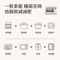 松下(Panasonic)蜂神系列NN-DS2200XPE 27升变频微波炉 微蒸烤炸一体机蜂巢顶聚热旋钮操作智能APP