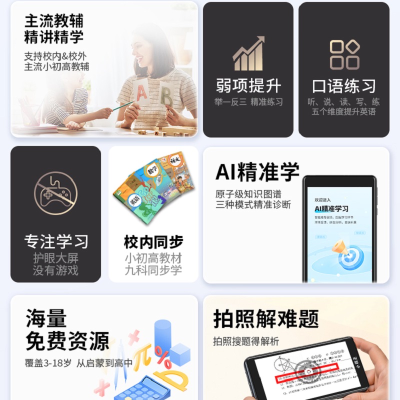 小霸王C7口袋学习机32G英语学习神器小学到高中课本同步点读复读新东方学生专用听力宝听读播放器随身听磨耳朵家教机高清大图