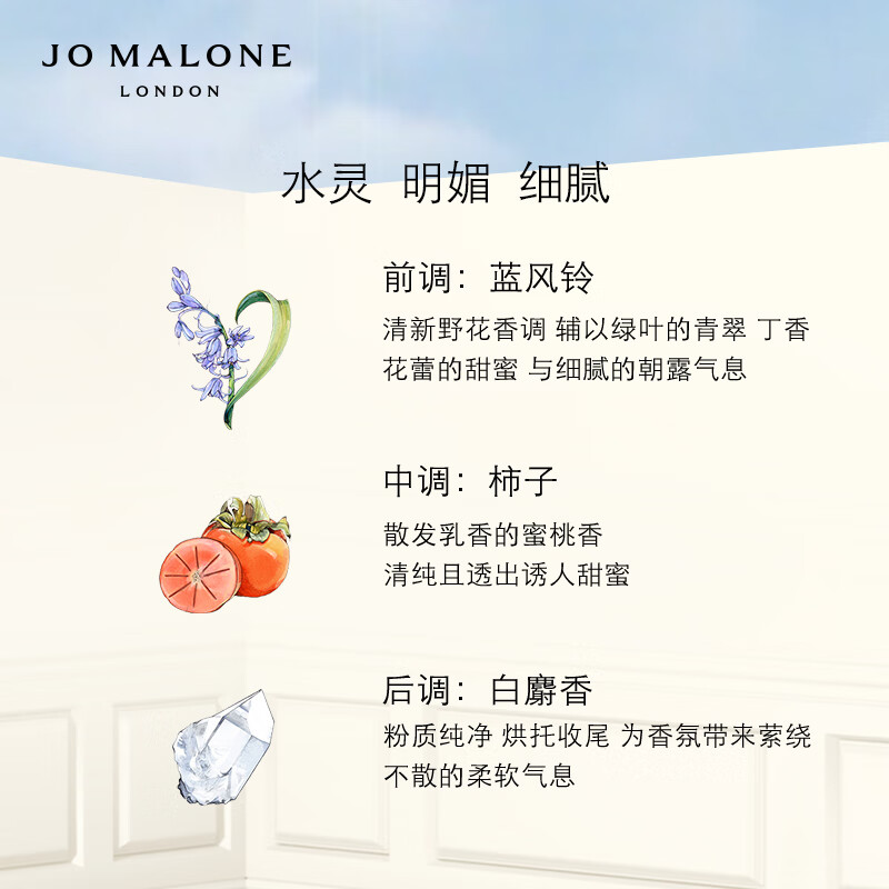 祖玛龙(JO MALONG) 蓝风铃沐浴露250ml高清大图