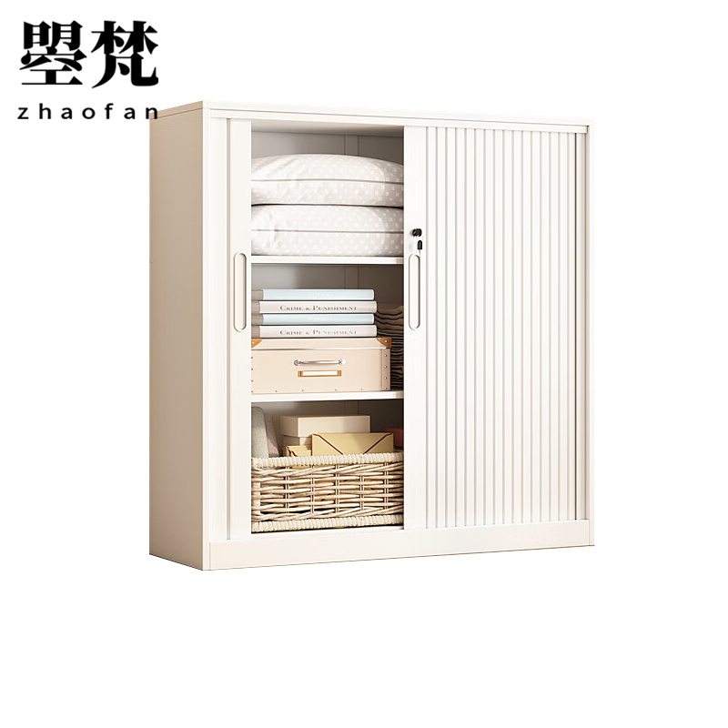 曌梵卷门储物柜1000*1050*400mm台高清大图