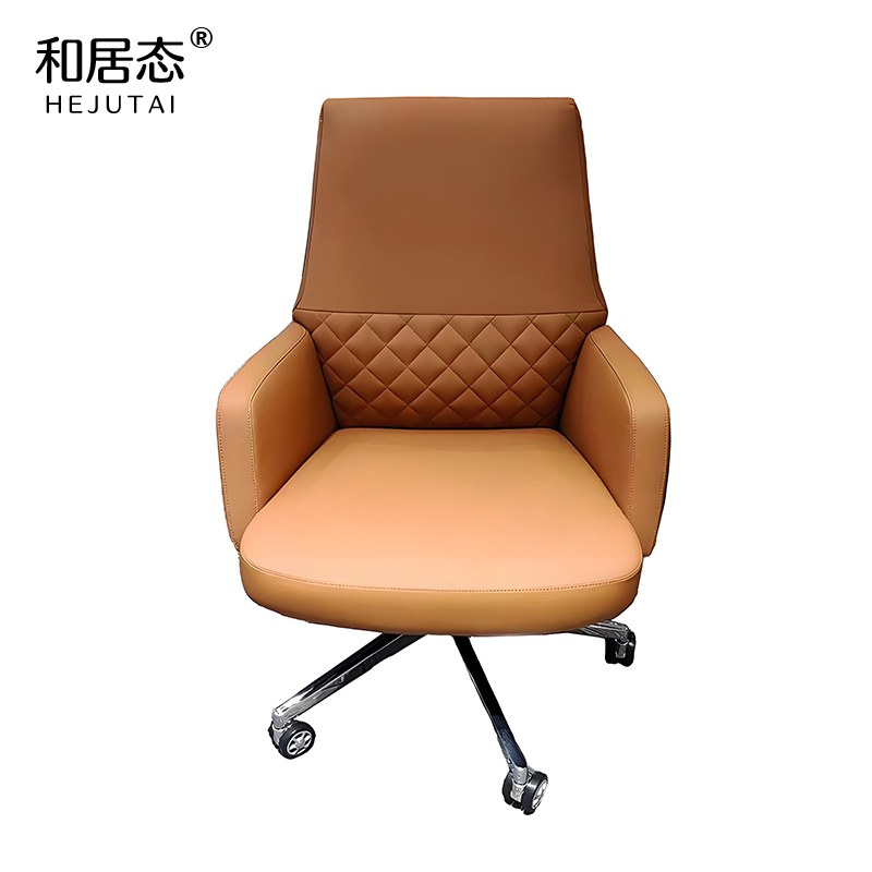 和居态 西皮大班椅 HJT-66148B 把高清大图