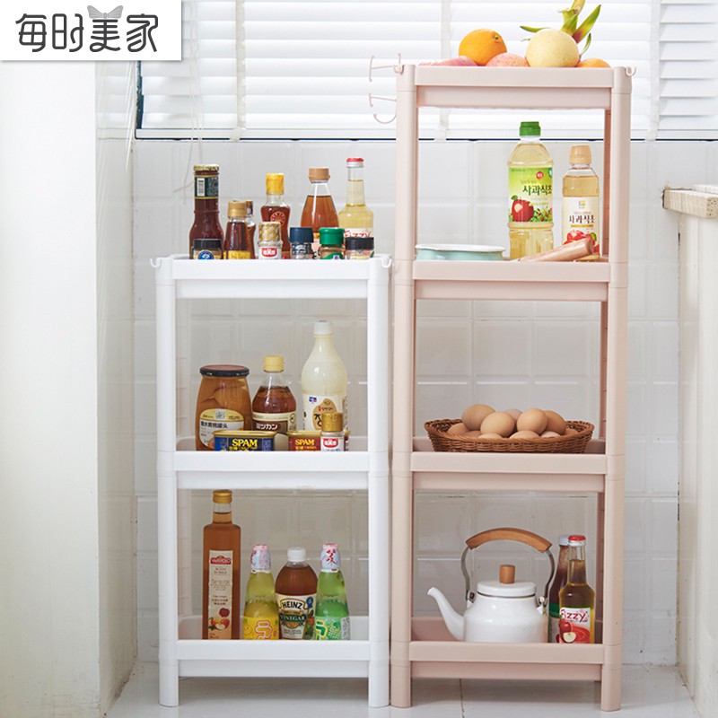 厨房置物架卫生间多层收纳架客厅落地储物架房间收纳简易书架层架收纳层架 三维工匠高清大图