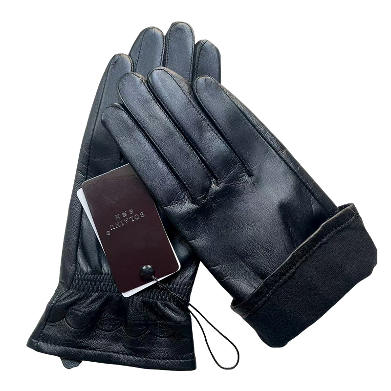 伯莱奴女式山羊皮触屏手套A06高清大图