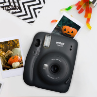 富士(FUJIFILM)INSTAX 一次成像 立拍立得 mini11 暗夜灰 胶片相机 mini8/9升级款 单机标配