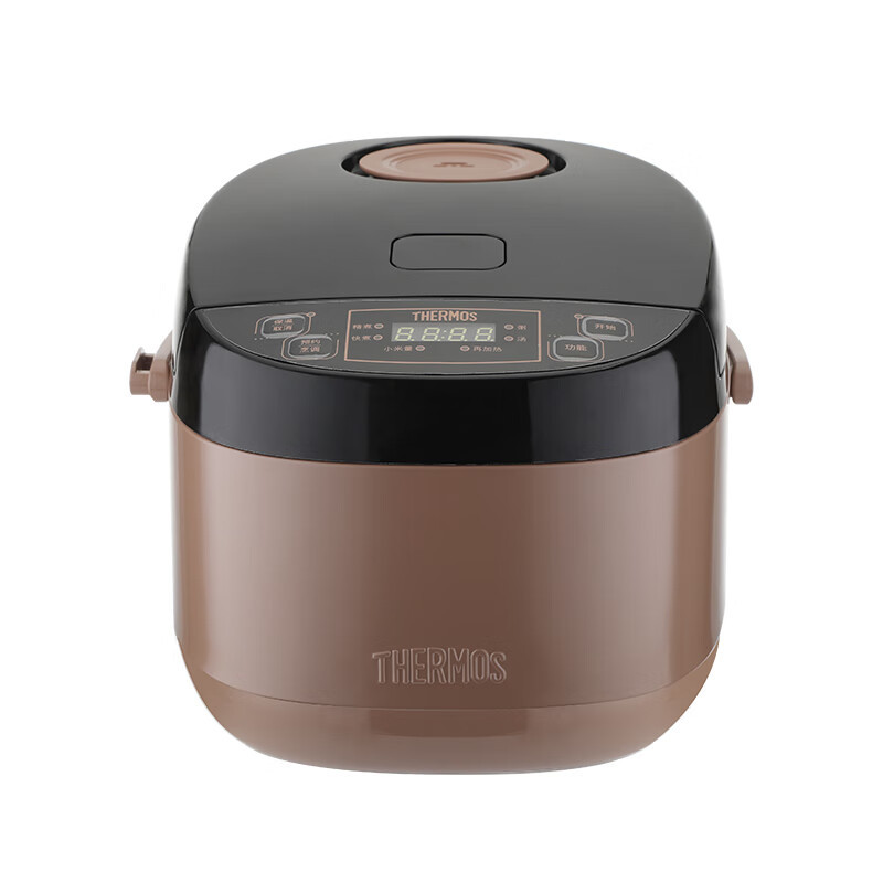 膳魔師(THERMOS) 电饭煲 智能微电脑电饭锅棕色600W EHA-4138E-B高清大图