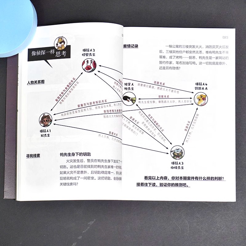 [全六册]二哈神探 [正版]二哈神探漫画 1-6 全6册看不盗的穿墙术荷包弹危机会移动的房间被偷走的时间 小学生逻辑推理高清大图