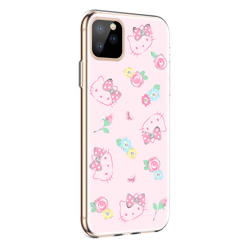 优加HelloKitty苹果11手机壳轻奢iPhone11promax保护套潮女可爱卡通11pro高档防摔全包新时尚硬壳