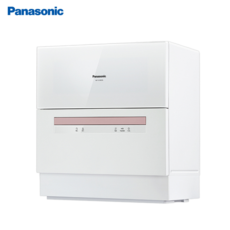 松下(Panasonic)洗碗机NP-UW5PH1D 5套台式 高温漂洗除菌 加热烘干双层碗篮 全自动洗碗机