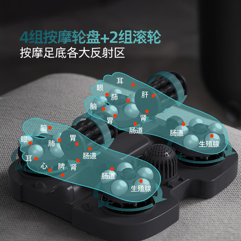 飞利浦(PHILIPS)泡脚桶加热全自动按摩足浴洗脚盆家用泡脚盆电动加热高深桶生日礼物送父母长辈男女友 高深桶+泡小腿高清大图