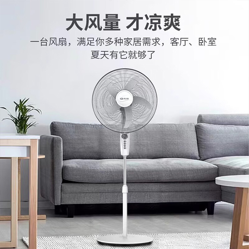 先锋落地扇大广角摇头送风简约大气风量凉爽整屋FS45-21A高清大图