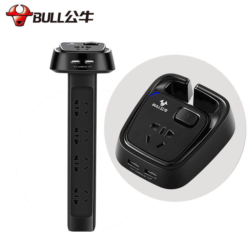 公牛(bull) 办公系列-插座桌洞USB插座 全长1.8米 GN-U2050高清大图