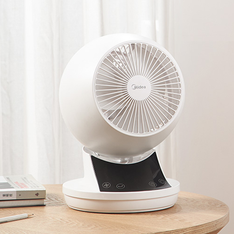 美的(Midea) 循环扇 GAD15EB 空气循环扇 家用 遥控 客厅 四季可用 落地扇 卧室低噪 三档风速 强力台扇