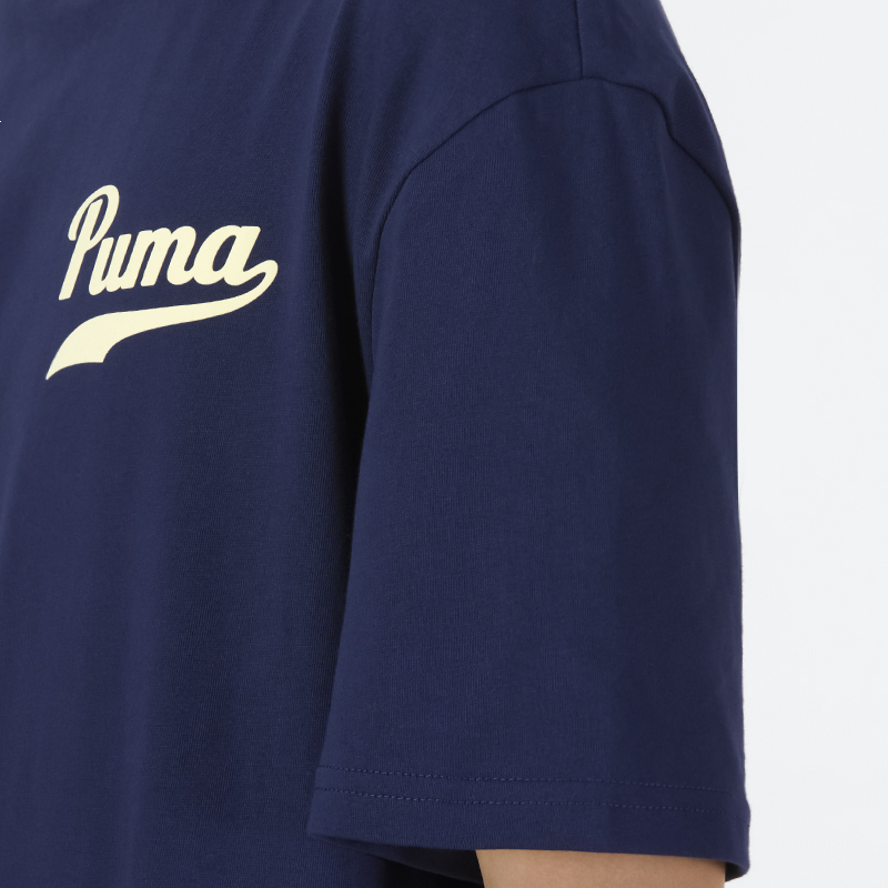 彪马(PUMA)男装 2023夏季新款运动服健身训练潮流时尚透气圆领半袖短袖T恤 536929-06