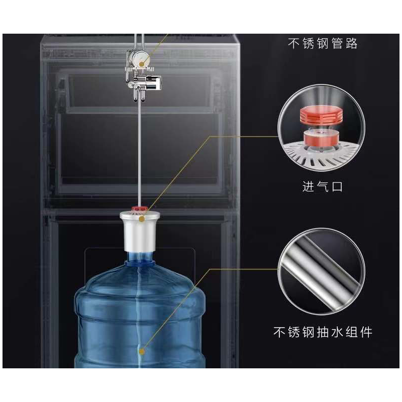 美的饮水机 办公室高端茶吧 小型下置式桶专温 YR1907S-X