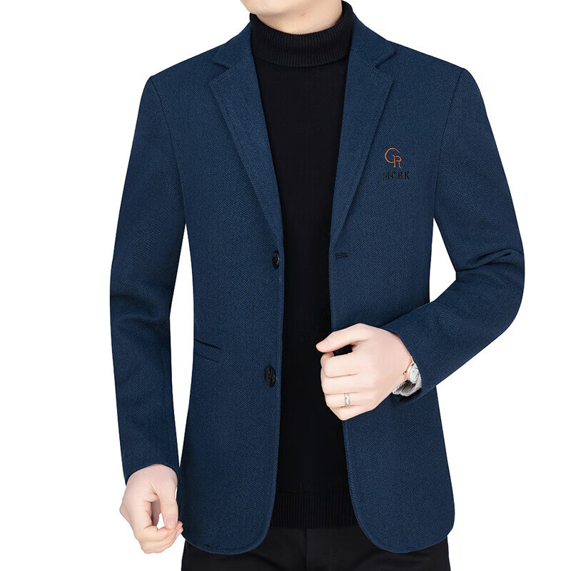 默尼密思品牌男装春秋季商务休闲西装男修身中青年西服爸爸装单西外套