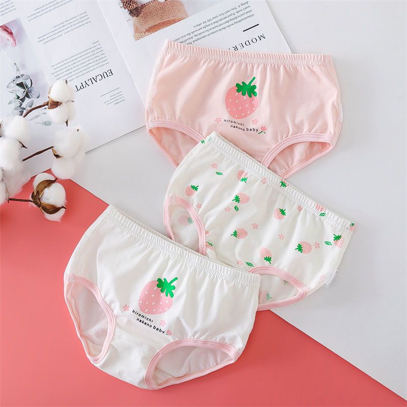 儿童无骨内裤女宝纯色棉平角裤头小女孩三角裤衩bu夹屁屁夏款薄莎丞