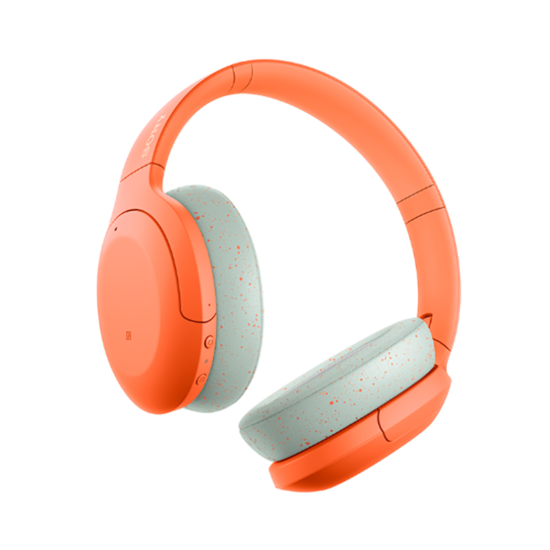 索尼（SONY）WH-H910N 蓝牙降噪无线耳机 头戴式Hi-Res音质游戏耳机 手机耳机 橘色