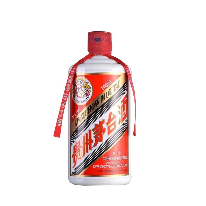 53度贵州茅台飞天酱香型白酒 53度 500ml*4瓶 组合装(2016年+2017+2018年+2019年) 含2礼袋