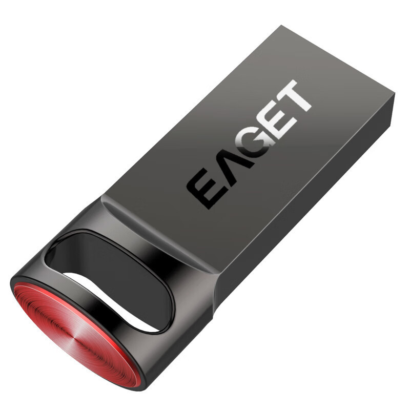 忆捷(EAGET) U81 优盘 128GB (单位:个) 亮黑+红色高清大图