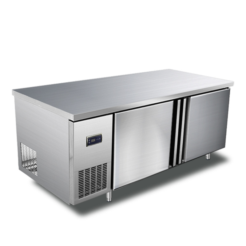晶贝(jinbest)1800*800厨房操作台 1米8商用冷藏冷冻冰柜 平冷工作台 卧式冷柜 厨房冰箱冰吧