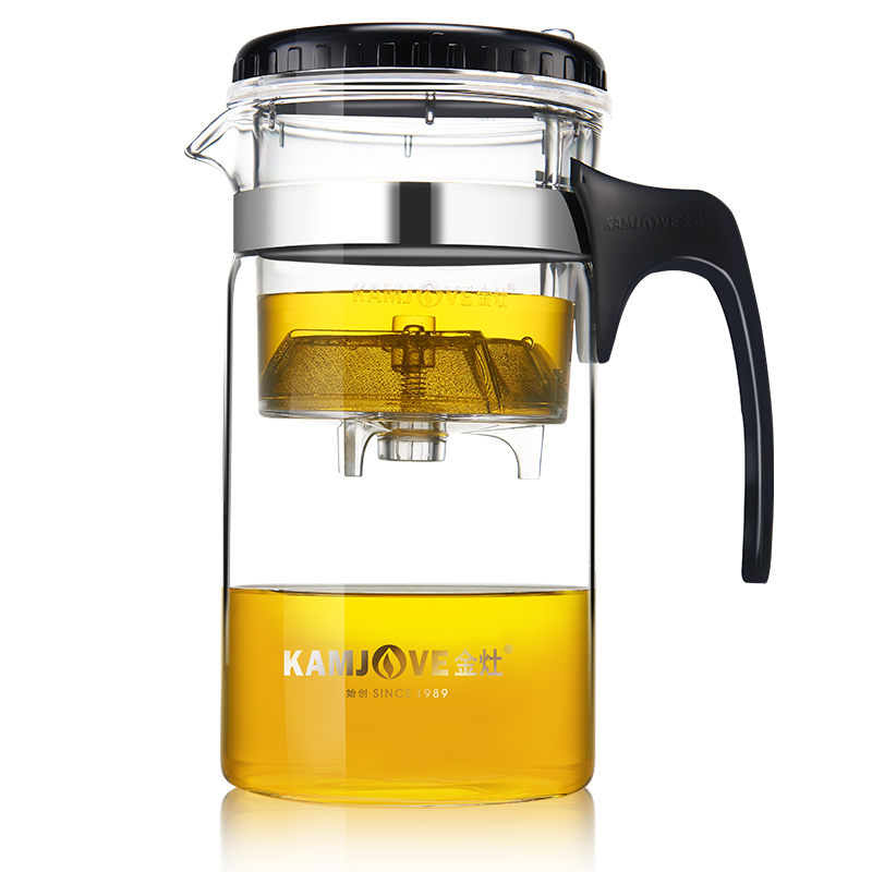 金灶 TP-200 大容量飘逸杯耐热玻璃茶具茶壶 透明 (单位:个)