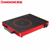 长虹(CHANGHONG) 微电脑电陶炉 智能触控式微晶面板 电磁炉升级款 家用不挑锅 三环火2400W 24F43C
