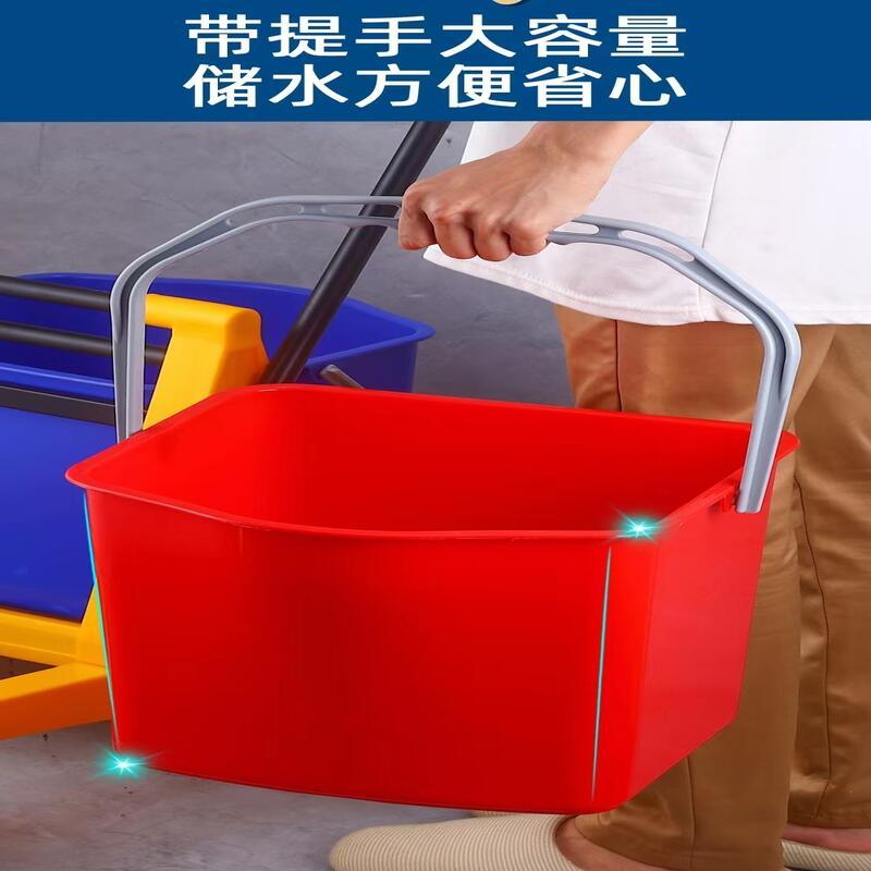 德力彩 榨水车 拖把挤水桶 46升 个高清大图