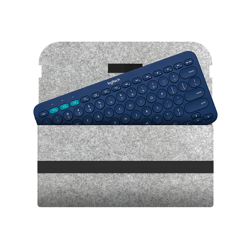 罗技(Logitech) K380键盘包 浅灰色