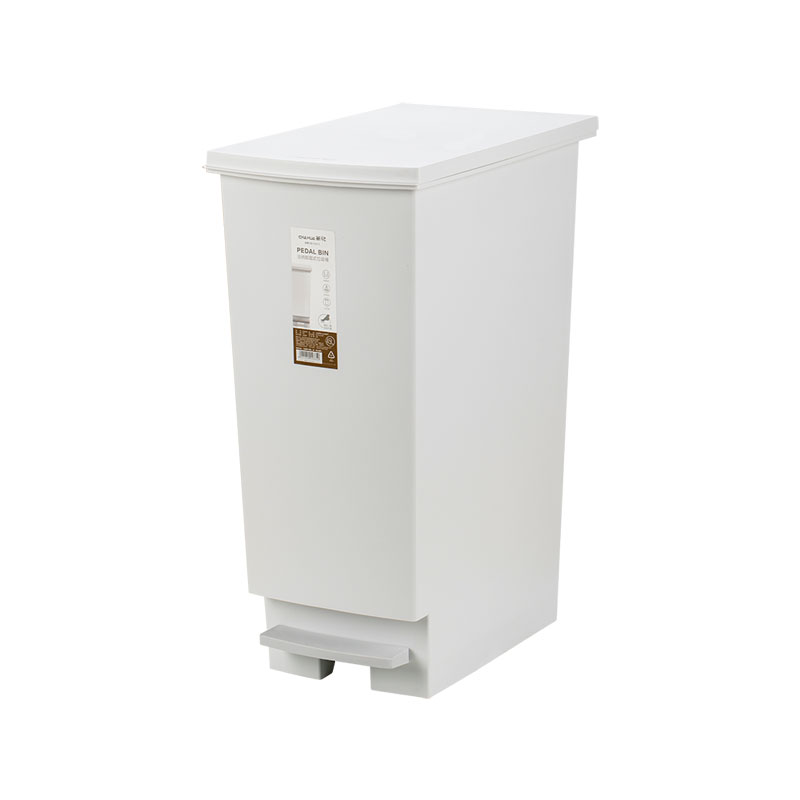 茶花 洁纳脚踏式垃圾桶45 45L/个高清大图