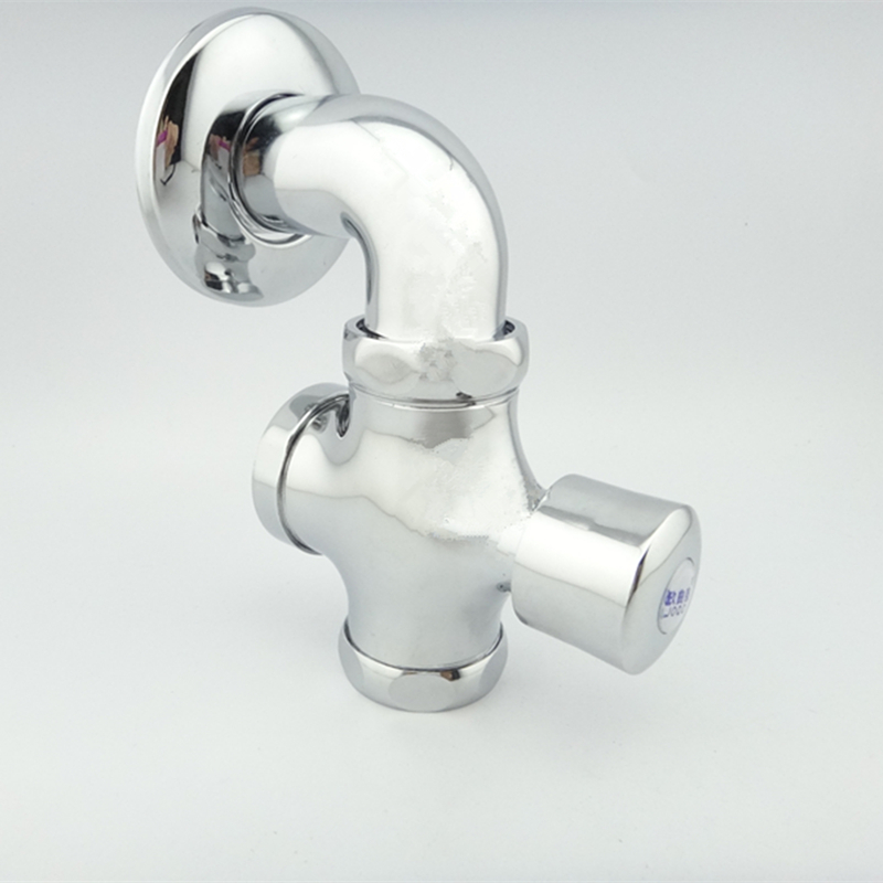 手按式冲水阀大便蹲便器蹲坑厕所阀按压式冲洗阀按钮延时阀 ca款1寸