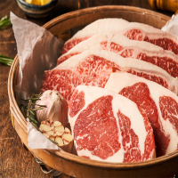 赞正只做原切肉原切牛排安格斯西冷牛排150g*5