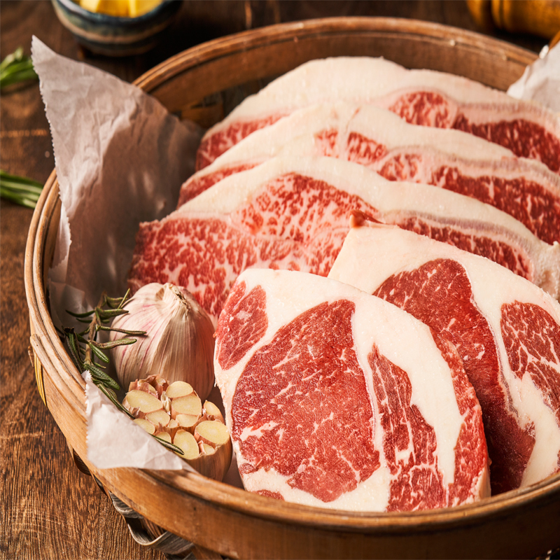 赞正只做原切肉原切牛排安格斯西冷牛排150g*5