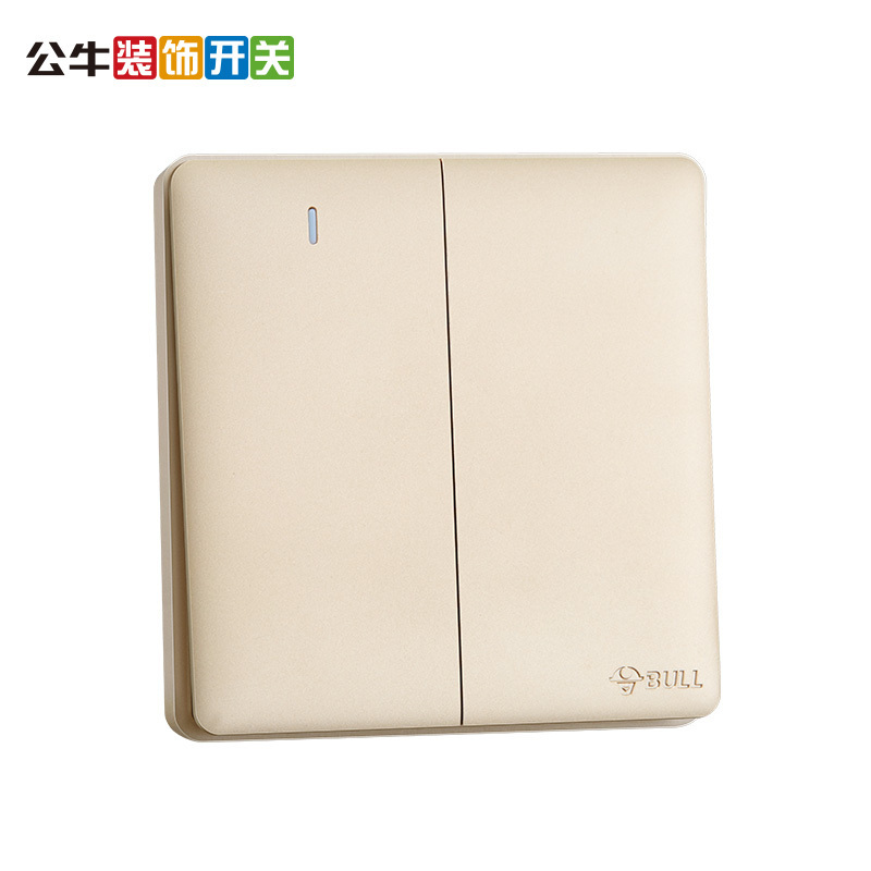 公牛五孔三位USB玫瑰金插座 面板G28E536 U6
