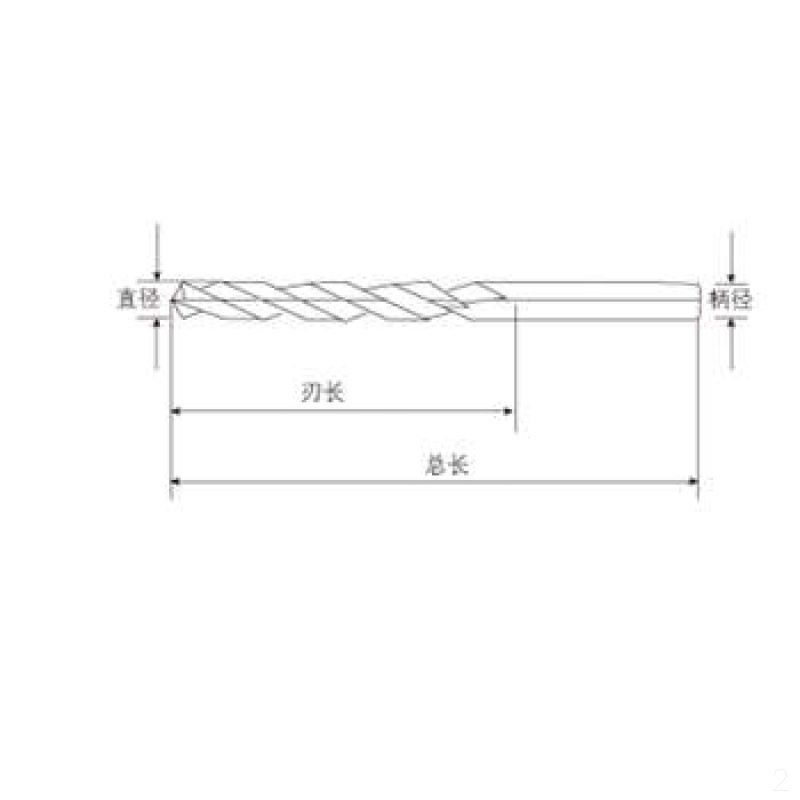 上工 Shanggong 2.8-上工钻头 直柄麻花钻2.8MM(包装数量 10支)高清大图